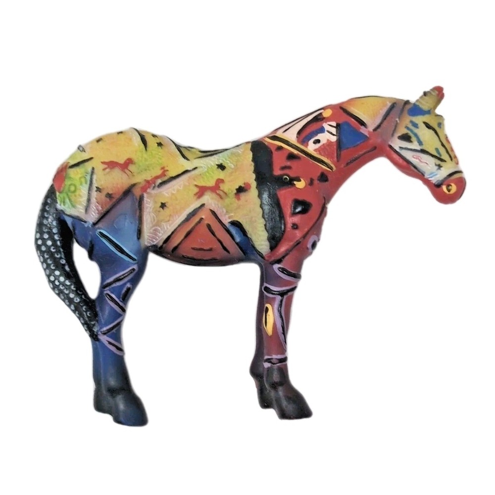 2005 The Trail Of Painted Ponies Pin Brooch 12404 Thunderbird Suite Original Box